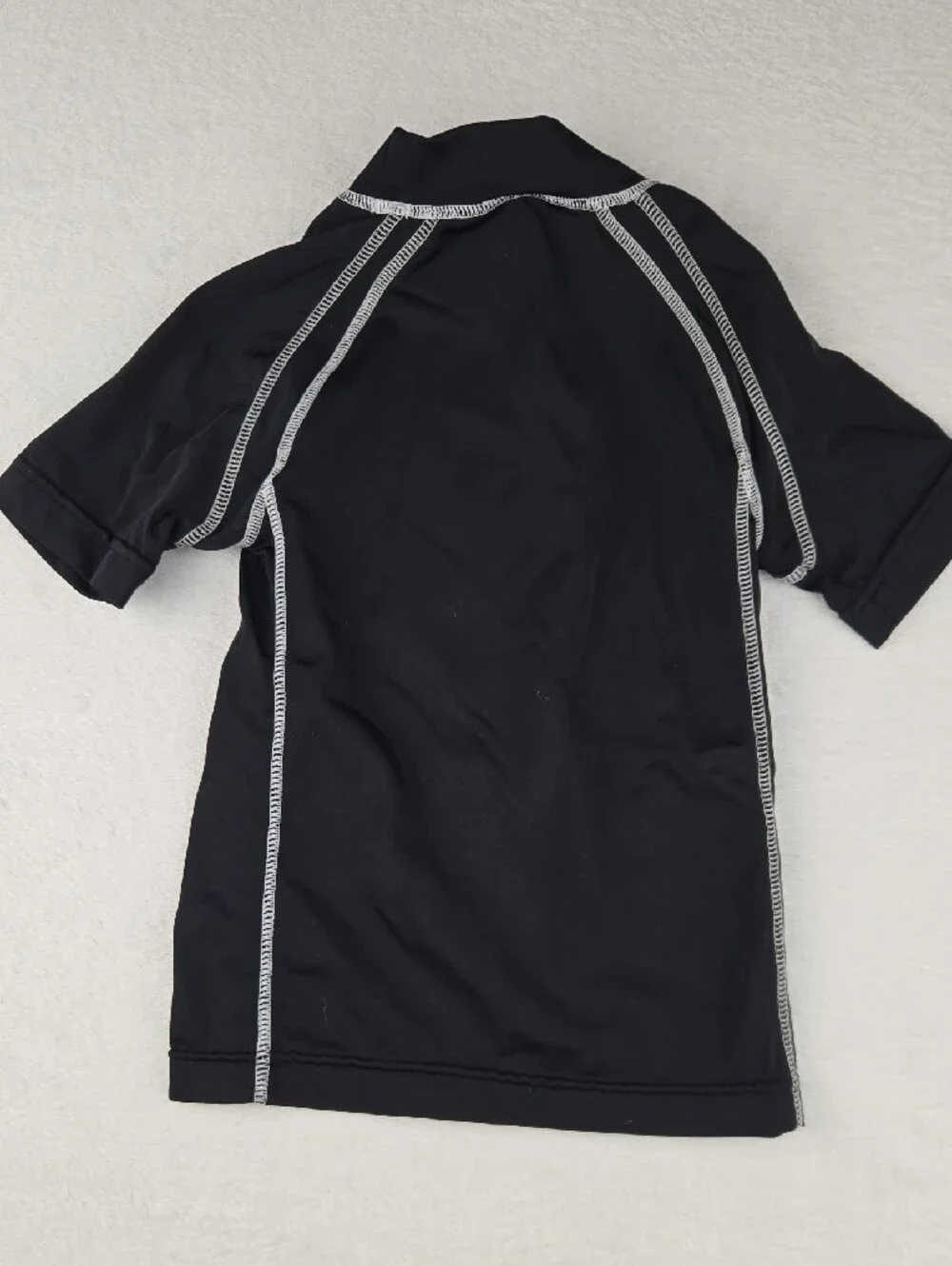 Gymboree Black Skull Swim Shirt Size 4 Rashguard